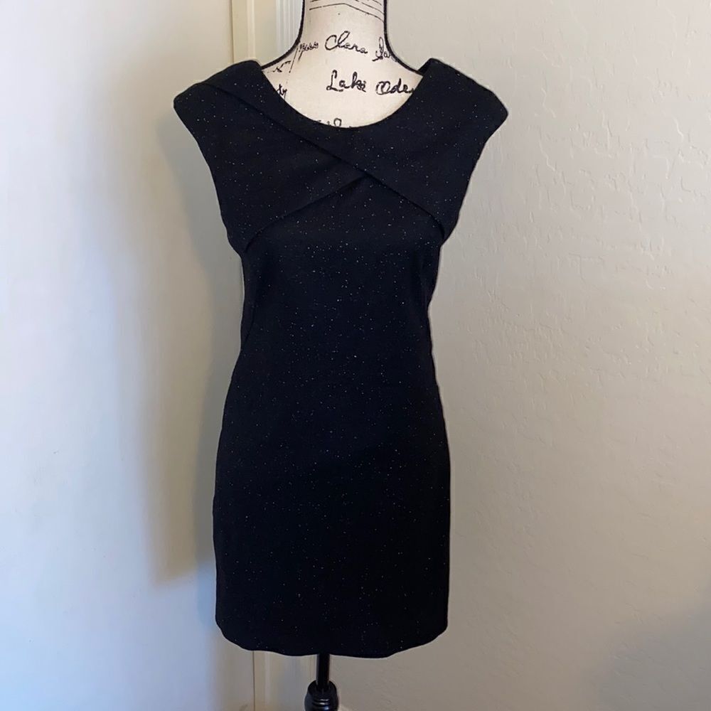 Helmut Lang Speckled Wool Blend Dress Event Party Cocktail Feminine Brand New
